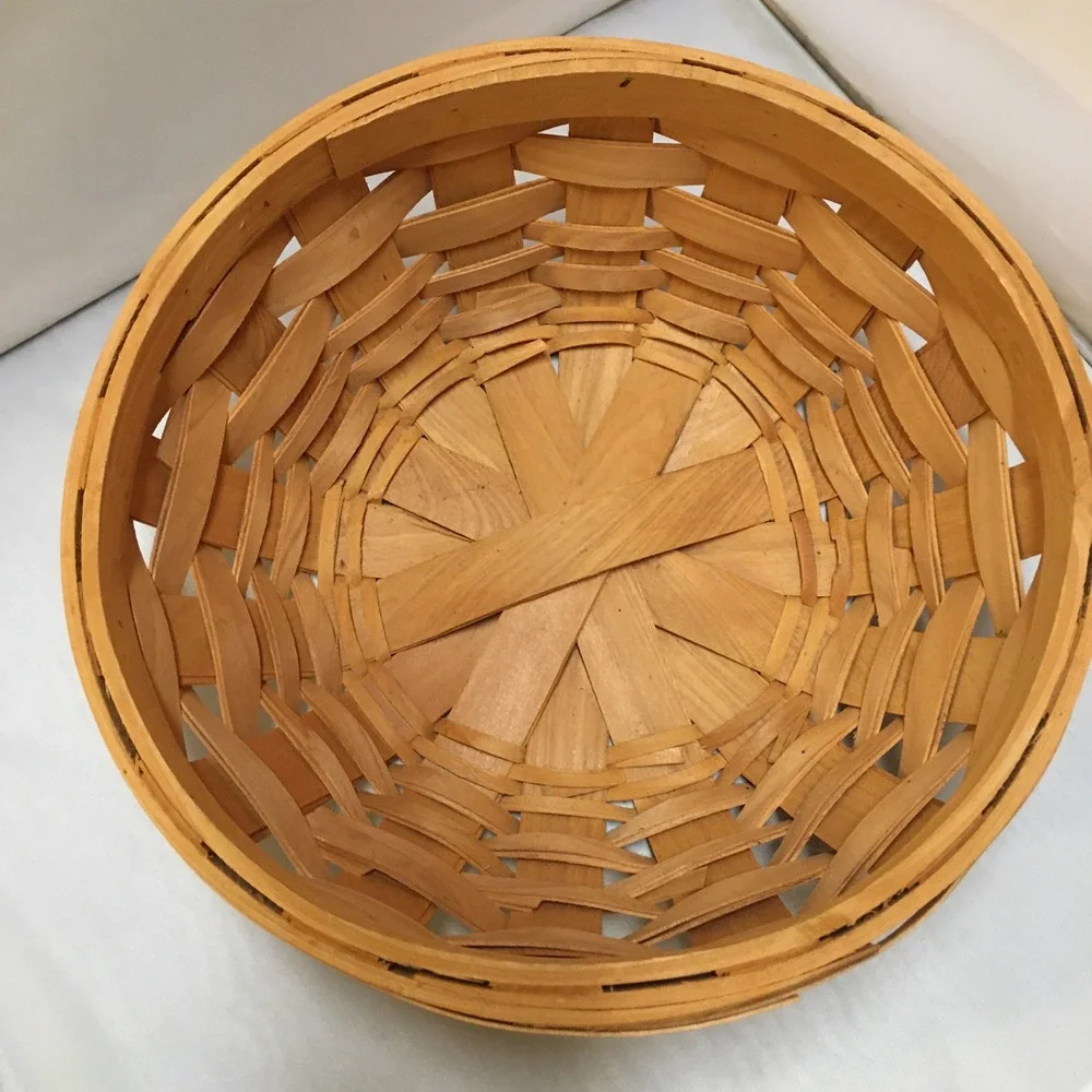 Woven Wood Basket Home Decor‎ 9.5
